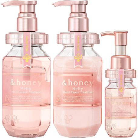 &HONEY - Melty Moist Repair Shampoo 1.0 + Treatment 2.0 + Oil 3.0