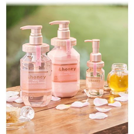 &HONEY - Melty Moist Repair hajápoló szett samponnal, hajpakolással és hajolajjal