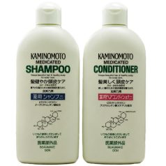   Kaminomoto - Medicated B&P fejbőrápoló szett gyógysamponnal és balzsammal