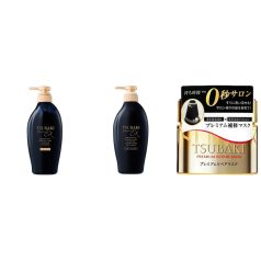   Shiseido - Tsubaki Premium EX Damage Care & Repair Shampoo, Conditioner Treatment Set + Premium Mask (new version)