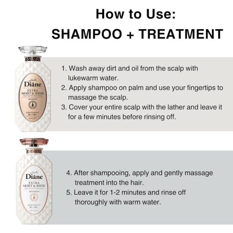 NatureLab - Moist Diane Perfect Beauty Extra Shampoo Moist & Shine (sampon) (450ml)