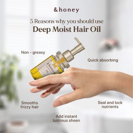 &HONEY - Deep Moist Hair Oil 3.0 (hajolaj) (100ml)