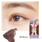 Kiss Me Heroine Make - Volume & Curl Mascara Advanced Film barna szempillaspirál (02 Brown)