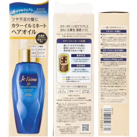 Kosé - Je l'aime iP Thalasso Repair Illuminated Hair Oil (hajolaj) (80ml)