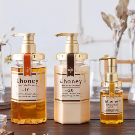 &HONEY - Deep Moist hajápoló szett samponnal, hajpakolással és hajolajjal