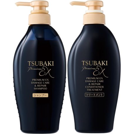Shiseido - Tsubaki Premium EX Damage Care & Repair Shampoo, Conditioner Treatment Set 2x450ml