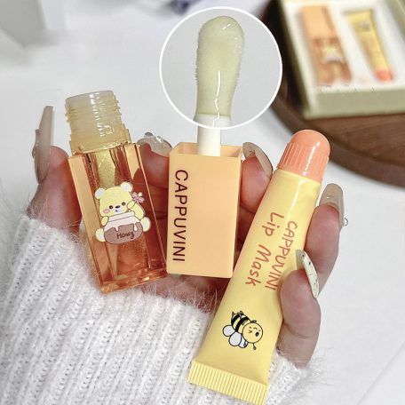 Cappuvini - Honey Lip Oil & Lip Mask Set (4,2g + 6,7g)
