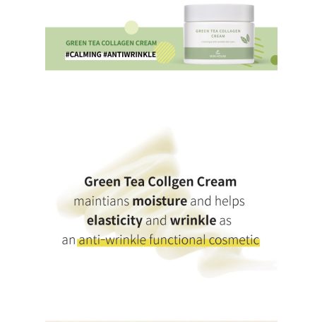 the SKIN HOUSE - Green Tea Collagen Cream (50ml)