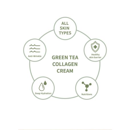 the SKIN HOUSE - Green Tea Collagen Cream (50ml)