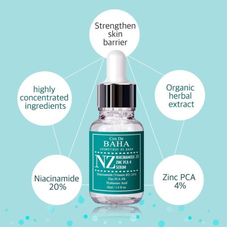 Cos De BAHA - NZ Niacinamide 20 Zinc PCA 4 Serum 30ml