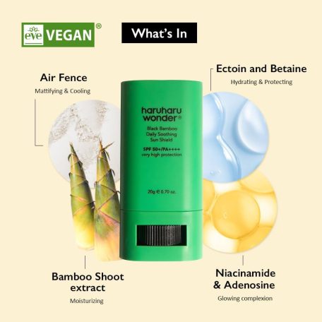 Haruharu WONDER - Black Bamboo Daily Soothing Sun Shield (20g)