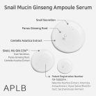 APLB - Snail Mucin Ginseng Ampoule Serum 40ml