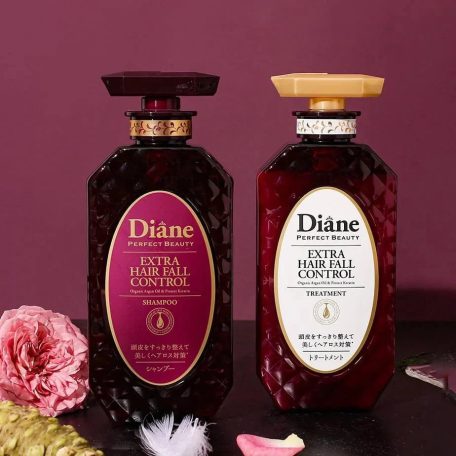NatureLab - Diane Perfect Beauty Extra Hair Fall Control Shampoo + Treatment 450ml SET (2x450ml)