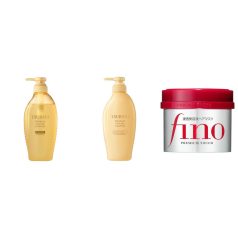   Shiseido - Tsubaki Premium Volume & Repair Shampoo, Conditioner Set + FINO