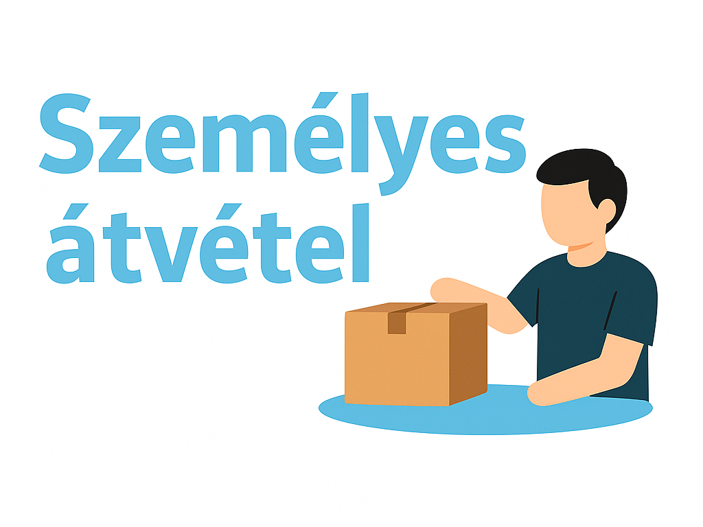 Személyes átvétel az üzletünkben